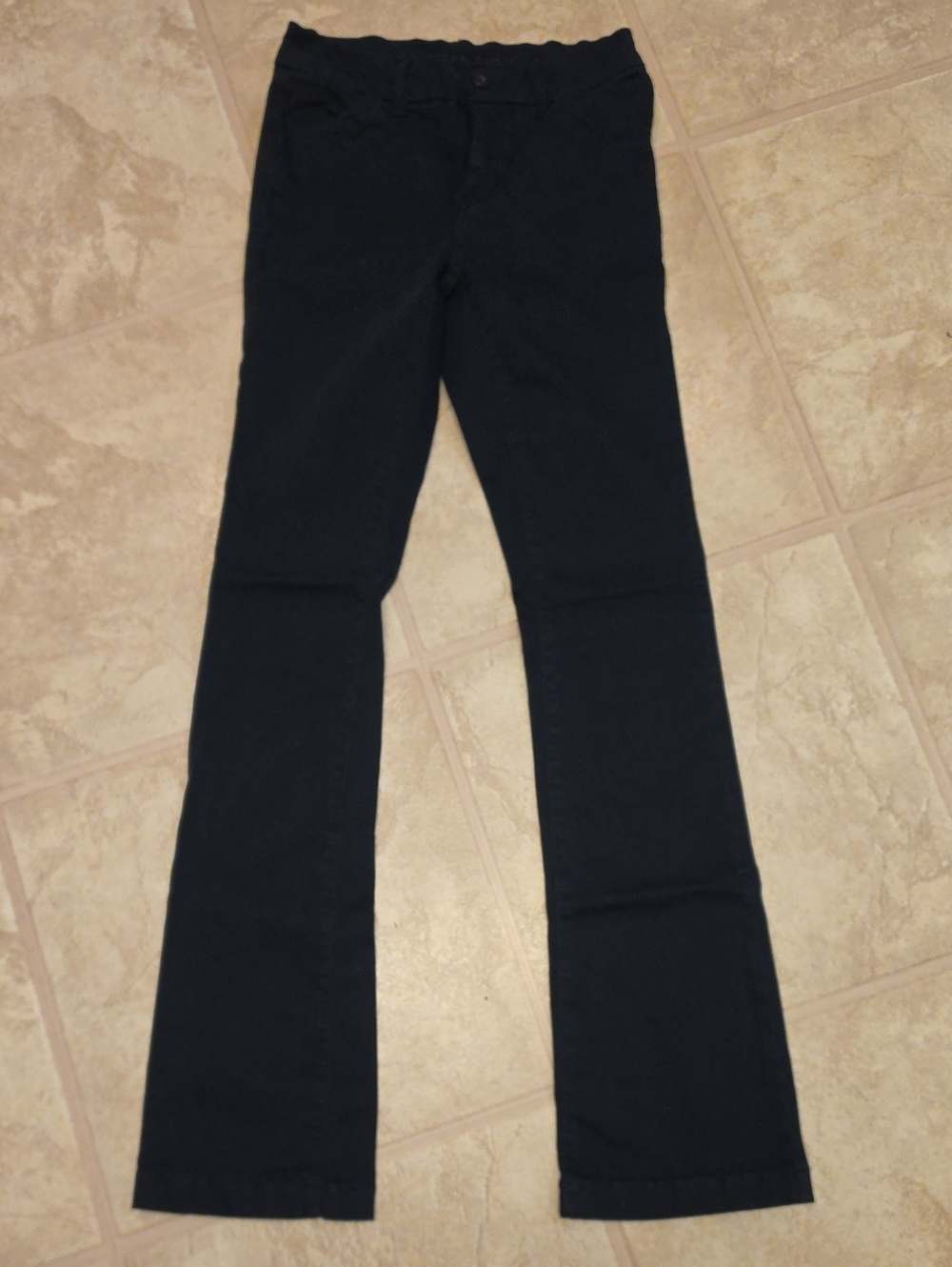AE Stretch Low-Rise Kick Bootcut Khaki Pant